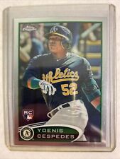 2012 Topps Chrome Yoenis Cespedes Xfractor Refractor Rookie RC #180 N841 picture