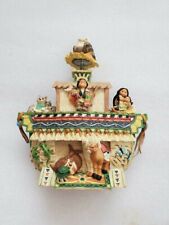 Vtg Enesco Friends of the Feather Ltd Edition Music Box Noah Ark Whole New World picture