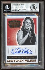 Gretchen Wilson #S-GW signed autograph 2014 Panini Country Music 077/494 G10 BAS picture