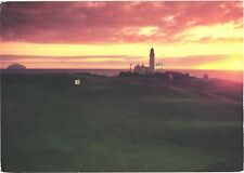 Beautiful Sunset at Turnberry, Turnberry Hotel & Golf Course, Scotland Postcard picture