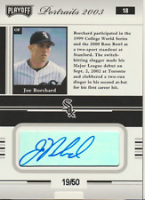 Joe Borchard 2003 Playoff Portraits auto autograph card 18 /50 picture