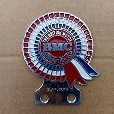 Vintage BMC Car Club Badge Emblem BRITISH Auto Plakette mini picture