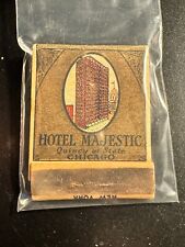 MATCHBOOK - HOTEL MAJESTIC - CHICAGO, IL - UNSTRUCK picture