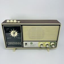 Vintage Westinghouse Solid State Clock Radio RC52R070 Walnut/White Tested Works picture