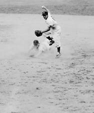 Phil Rizzuto Catching Ball - Bob Nieman, Detroit outfielder is - 1953 Old Photo picture