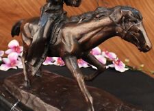 Wild Horse Statue Classic West Cowboy Bronze Sculpture Statue Figurine Decor Art picture