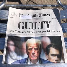 The Seattle  Times Friday May 31 GUILTY Jury Convicts Trump on ALL Counts picture
