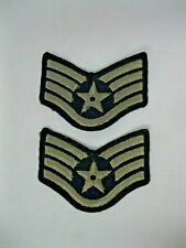 2=Vintage Military Patches & Stripes Center Star, Blue, Gray  picture