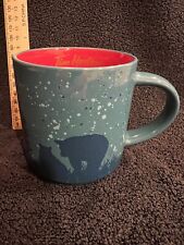 Tim Hortons Collectible Coffee Cup Mug Limited Edition 2017 Bears Green/Red picture