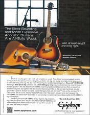 Epiphone Masterbilt DR-400MCE acoustic/electric guitar advertisement ad print picture