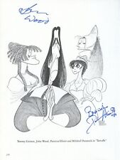 John Wood & Patricia Elliott signed autograph 8x11 cut American Actors Tartuffe picture