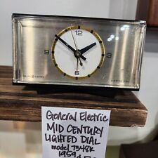 1959 GE MCM Alarm Clock model 7348K w/Lighted Dial - Professionally Refurbished picture