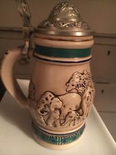 Avon 1990 Endangered Species: The Asian Elephant Stein Mug Handcrafted In Brazil picture