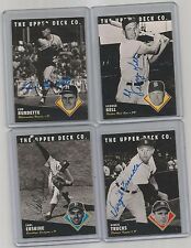 4-1994-94 UD bat HEROES auto-SIGNED george KELL lew BURDETTE CARD lot+ 2006-2016 picture
