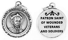 St Ignatius of Loyola Medal Patron Wounded Veterans Soldiers 3/4