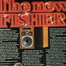 Fisher ST460 Speakers Print Advertisement from April 1980 / Mag Original  picture