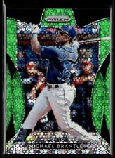 2019 Panini Prizm Lime Green Donut Circles #51 Michael Brantley SN picture
