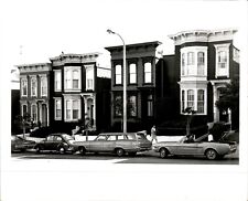 LG35 1977 Original Photo SAN FRANCISCO PRESERVED VICTORIAN FRAME HOUSES CLAY ST picture