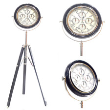 Global Timekeeper Exquisite World Clock on Tripod Stand Tripod Floor World picture