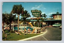 Ft Lauderdale FL-Florida, Cynthia Manor Motel, Antique Vintage c1957 Postcard picture