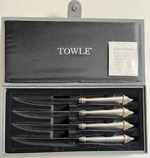 Towle Stainless Steel Steak Knives Set of 4 With Box picture