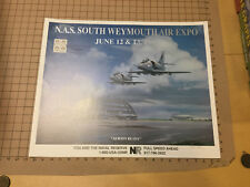 original AIRSHOW POSTER -AIR EXPO 1993 -NAS SOUTH WEYMOUTH -- SIGNED -steve tack picture