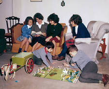 The Spanish Writer Carmen Laforet With Her Sons Barcelona 1966 OLD PHOTO picture