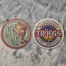 Beer Coaster Beermat Troegs Craft Brewery The Mad Elf 2 Coasters New Two Sides picture