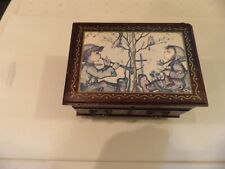 Vintage Linden Musical Box, Plays Lara's Theme, Edelweiss,Japan picture