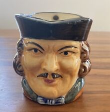Vintage Toby Character Mug Pitcher Jug Colonial Man With Mustache 3” picture