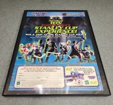 Starting Lineup Print Ad 2000 Hockey Stanley Cup Experience  Framed 8.5x11  picture