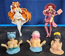 Miscellaneous Anime Figures Lot Including 2 Exclusive Otaku Box Figs & 3 Bobbles picture