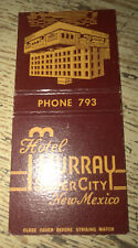 1950s-60s Hotel Murray Sikver City New Mexico Matchcover  picture