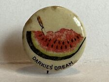 c1896 Vintage Celluloid Old Advertising Pinback Pepsin Watermelon Antique Gum picture
