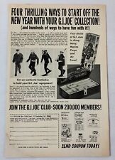 1966 GI JOE ad page ~ FOUR THRILLING WAYS To Start Off The New Year picture