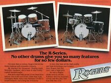 1984 Print Ad of Rogers R Series R360 & R380 Drum Kit picture