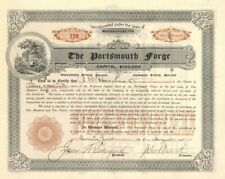 Portsmouth Forge - Stock Certificate - General Stocks picture