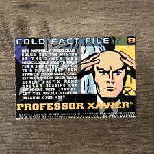 Marvel X-Men Cold Fact File Card Good Humor Ice Cream #8 Professor Xavier 1994 picture