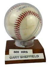 GARY SHEFFIELD SIGNED MLB BASEBALL NY YANKEES 500 HRS picture
