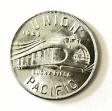 1934 Union Pacific Lucky Piece Aluminum Sample Coin picture