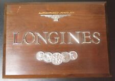.Vintage Longines The Worlds Most Honoured Watch Dealer Sign C.1980s-90s picture