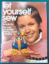 1972 LET YOURSELF SEW Simplicity Sewing Book for TEENS PB 1970s FASHION & ADS picture