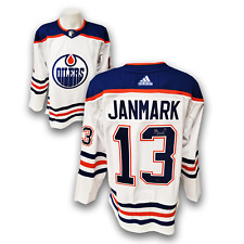 Mattias Janmark Autographed Edmonton Oilers Away Adidas Jersey picture