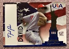 2007 David Price Rookie USA Baseball National Signatures AUTO #d /275 RC Dodgers picture