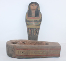 RARE ANCIENT EGYPTIAN ANTIQUE ISIS Queen Ushabti Coffin Tomb Statue EGYCOM picture