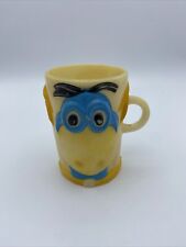 Vintage 1968 Flintstone's Vitamins Promo Plastic Cup Mug Dino picture