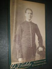 Cdv old photograph man in service uniform by Eddy St Leonards-on-Sea c1890s picture