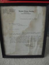 RARE Original 1923 Senator George Wharton Pepper Signed Letter WOSL picture