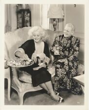 JEAN HARLOW w MOTHER ORIGINAL VINTAGE 1934 MGM PORTRAIT DBLWT PHOTO GRIMES C32 picture