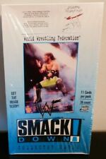 1999 SmackDown WWF Trading Cards Sealed Box, Rock, Austin - X-Pac Variant picture
